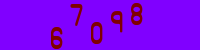 Blue Captcha Image